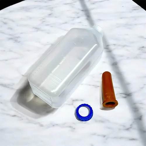 Mamadeira para bezerro 2 litros com bico de silicone