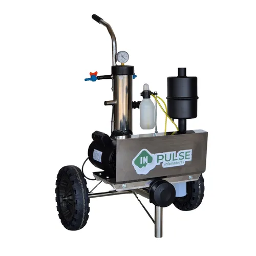 Ordenhadeira Móvel Inox In Pulse - BV 300 - Motor 1 cv - 1 a 2 conjuntos