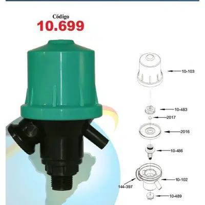 Pulsador Ordenha Simultaneo 4x0 Para Ordenhadeira
