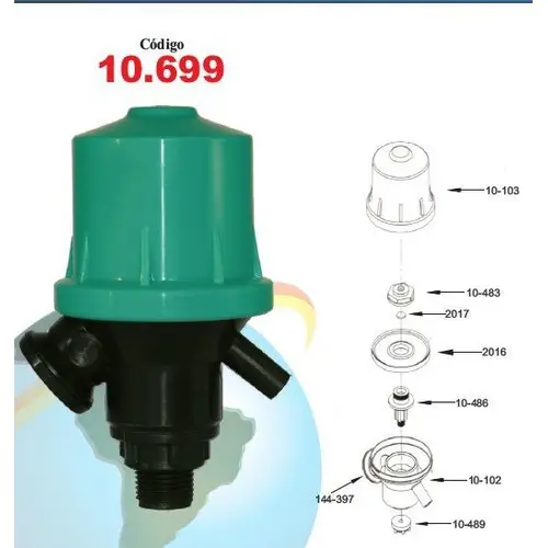 Pulsador Ordenha Simultaneo 4x0 Para Ordenhadeira