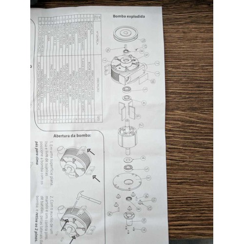 303 - BOMBA DE VACUO 300L (2 PES) TRIUNFO BVT 1