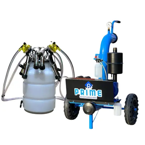 Ordenha Móvel Prime - Bv 300 - Motor 1 CV - até 2 conjuntos