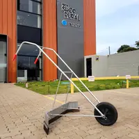 Carrinho Raspador De Esterco Em Aço Galvanizado Com Rodas  - imagem 9