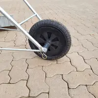Carrinho Raspador De Esterco Em Aço Galvanizado Com Rodas  - imagem 6