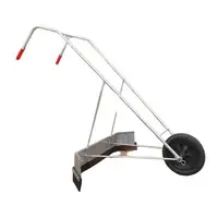 Carrinho Raspador De Esterco Em Aço Galvanizado Com Rodas  - imagem 1