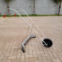 Carrinho raspador de esterco em aço galvanizado com rodas - imagem 17