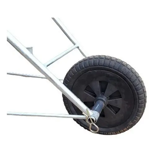 Carrinho Raspador De Esterco Em Aço Galvanizado Com Rodas 