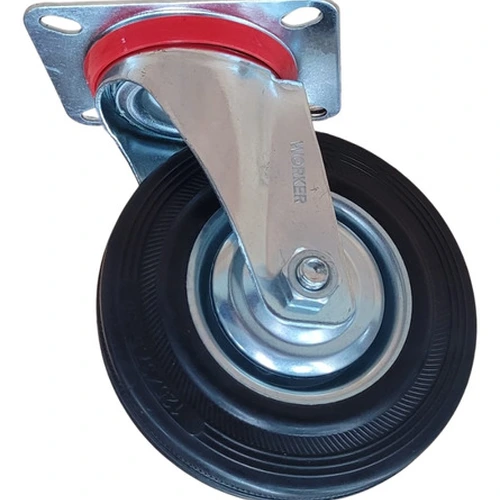 Rodizio Roda Rodinha Borracha Giratório 5 Polegadas -  100kg