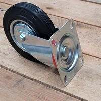 Rodizio Roda Rodinha Borracha Giratório 5 Polegadas -  100kg - imagem 6