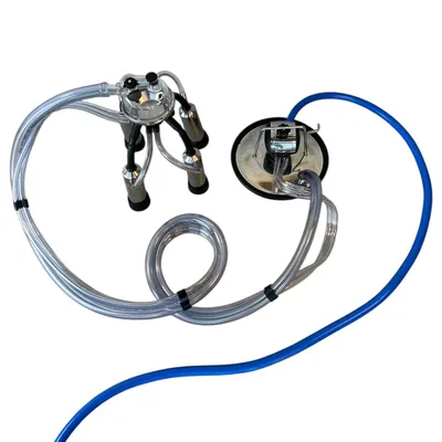 CONJUNTO DE ORDENHA INOX COMPLETO COM COLETOR GIMENEZ