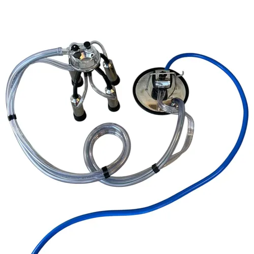 CONJUNTO DE ORDENHA INOX COMPLETO COM COLETOR GIMENEZ