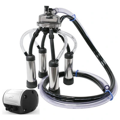 Conjunto De Ordenha Com Pulsador Gmz, 4 Metros De Mangueiras