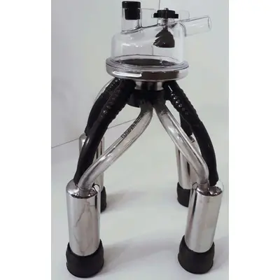 Conjunto ordenha tampa 1 saida pulsador mangueira e coletor