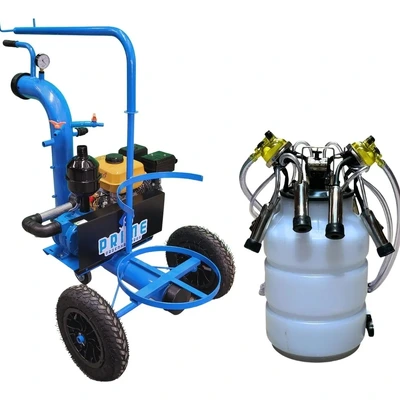 Ordenhadeira Móvel Prime com sup. de conjunto - Motor a gasolina