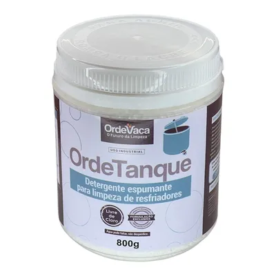 Detergente Espumante Para Limpeza De Resfriadores De Leite 800G - Ordetanque