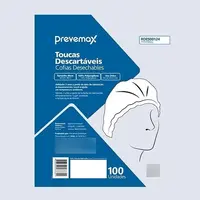 100 Touca Descartável Tnt Branca C/ Elástica C/ Nota Anvisa - imagem 6