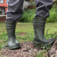 Bota Galocha Brava Em Eva Verde Ultra Leve Eva - imagem 5