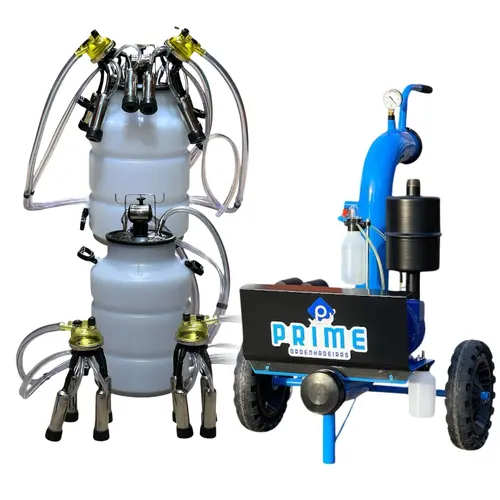 Ordenha Móvel Prime - Bv 300 - Motor 1 CV - até 2 conjuntos