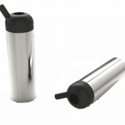 Capa de teteira inox com a ponta em nylon furo 19mm 1 anel