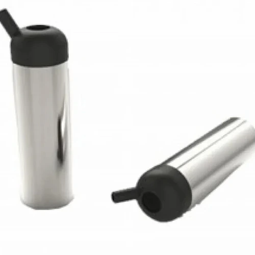 Capa de teteira inox com a ponta em nylon furo 19mm 1 anel