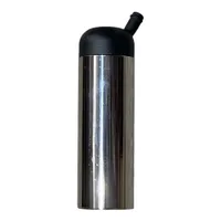 Capa de teteira inox com a ponta em nylon furo 17mm 2 anéis - imagem 1