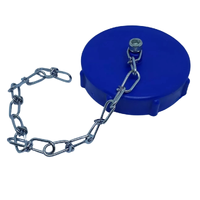 Tampa Da Saída Do Resfriador De Leite Com Corrente - imagem 1