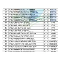 Palheta Bvs-300/745 (149,57 X 40 X 4,75) Sulinox Jg. 4 Pç Su - a vácuo - imagem 3