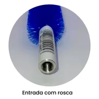 Escova cilíndrica com conexão para limpeza de mangueiras - imagem 4