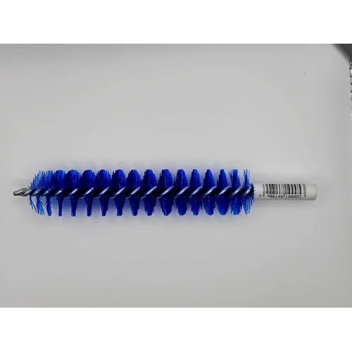 Escova cilíndrica com conexão para limpeza de mangueiras
