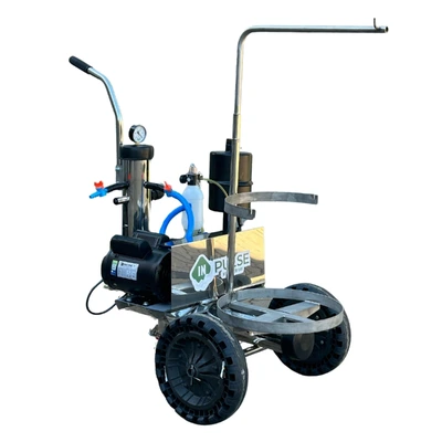 Ordenhadeira Móvel Inox In pulse Bv 300 com suporte de conjunto (140110)