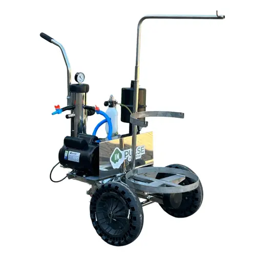 Ordenhadeira Móvel Inox In pulse Bv 450 com suporte de conjunto