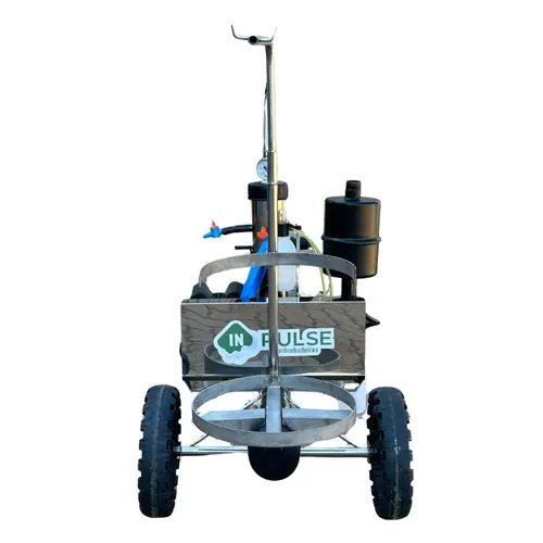 Ordenhadeira Móvel Inox In pulse Bv 450 com suporte de conjunto