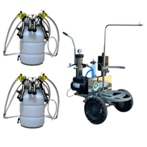 Ordenhadeira Móvel Inox In pulse Bv 450 com suporte de conjunto