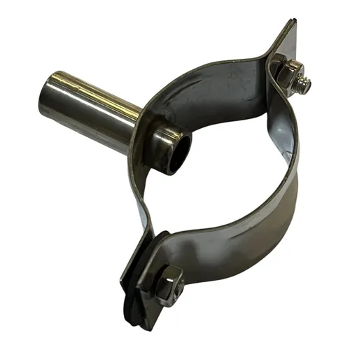 Abraçadeira reta para lavagem cano 50 mm tubo 16 mm