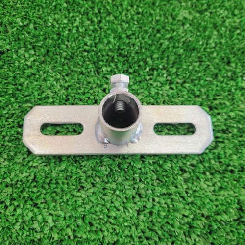 Suporte de Parede para Tubo 1/2 Consola Prateado