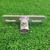 Suporte de Parede para Tubo 1/2 Consola Prateado - imagem 4