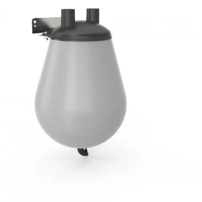 Depósito de vácuo aéreo 25L cano 75mm