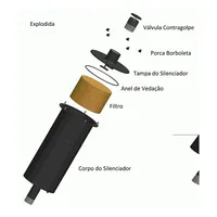 Silencioso Para Bomba De Vácuo 1200 a 1500 - imagem 5
