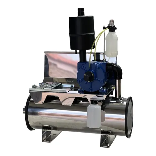 Grupo De Vacuo Ordenhadeira Inox Bomba De Vacuo 450 Litros SEM MOTOR