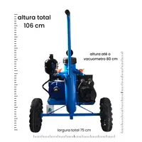 Ordenhadeira Móvel Mini Prime Bv 300 - 1 a 2 conjuntos de ordenha - imagem 8