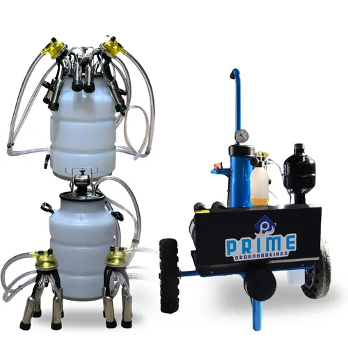 Ordenhadeira Móvel Mini Prime Bv 300 - 1 a 2 conjuntos de ordenha