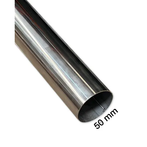 Tubo de inox 304 38mm p1.2mm polida externo ( metro )