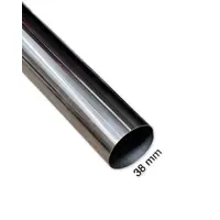 Tubo De Inox 304 38mm P1.2mm Polida Externo ( metro ) - imagem 1