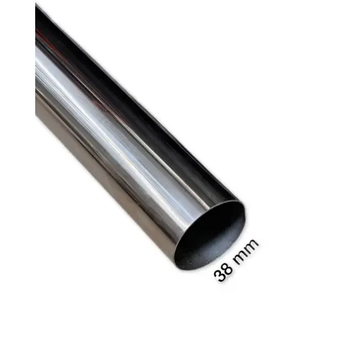 Tubo De Inox 304 38mm P1.2mm Polida Externo ( metro )