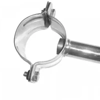 Abraçadeira Entrada Água Reta Cano 50mm Inox Canalizada - Prateado - imagem 1