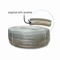 Mangueira espiral em aço 1 pol  - imagem 1