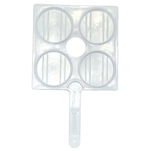 Raquete Com 4 Cavidades Para Teste De Mastite (ordenha)