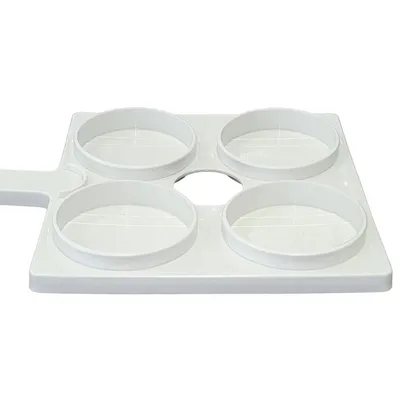 Raquete Com 4 Cavidades Para Teste De Mastite (ordenha)