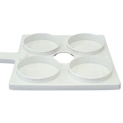 Raquete Com 4 Cavidades Para Teste De Mastite (ordenha)