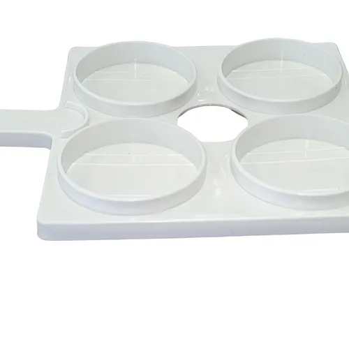 Raquete Com 4 Cavidades Para Teste De Mastite (ordenha)